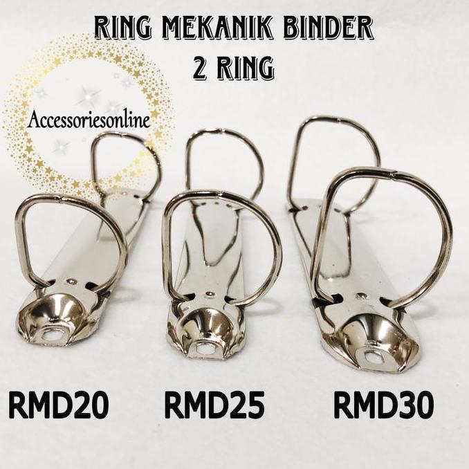 Best Seller Ring mekanik binder agenda mekanik 2 ring D - 1 pcs Berkualitas 100% original