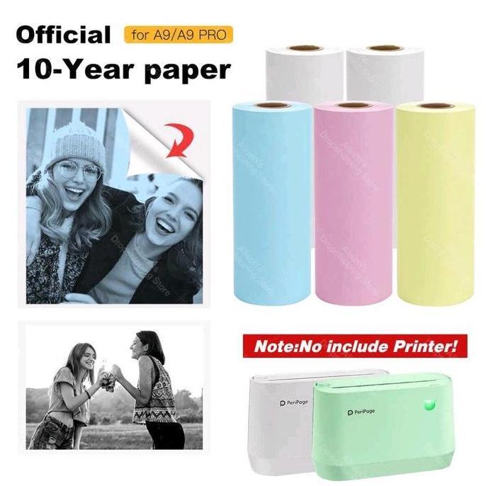 Cuy- Sticker Colour Peripage 77Mm A9 A9 Pro A9S A9Max Thermal Sticker