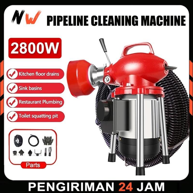 Mesin Pembersih Saluran Tersumbat Electric Drain Cleaner Snake Cables Mesin Drain Cleaner