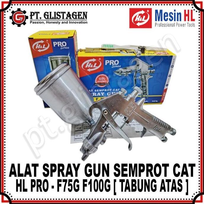 VREGAZ_ - HL SPRAY GUN TABUNG ATAS F75G F100G HL ALAT SEMPROT SEMPROTAN CAT SPRAYGUN F 75G 100G TABU