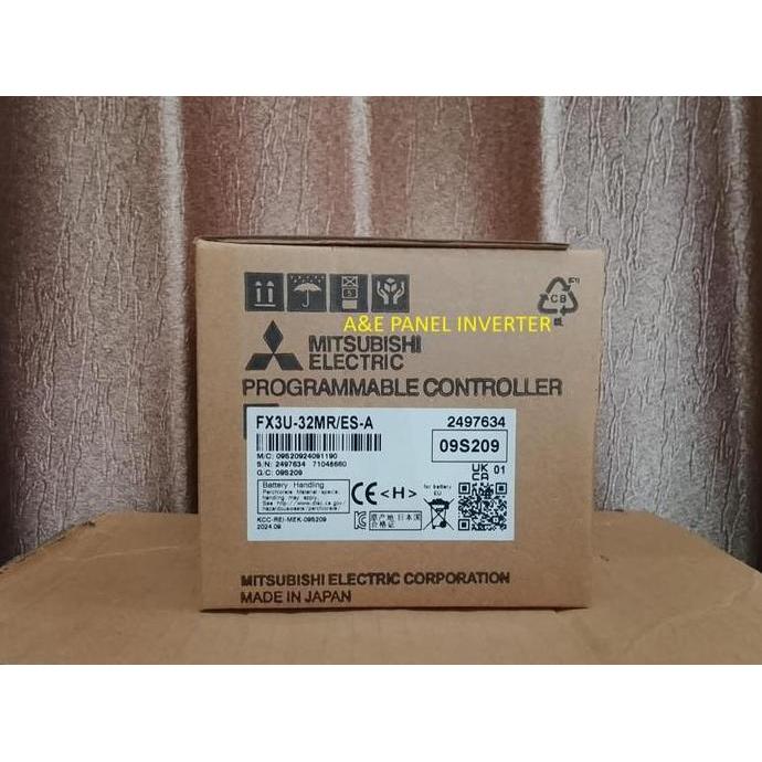 HARGA DISC - FX3U-32MR ES-A PLC Mitsubishi FX3U32MRESA FX3U 32MR ES A 32io FX3U-32MR/ES-A