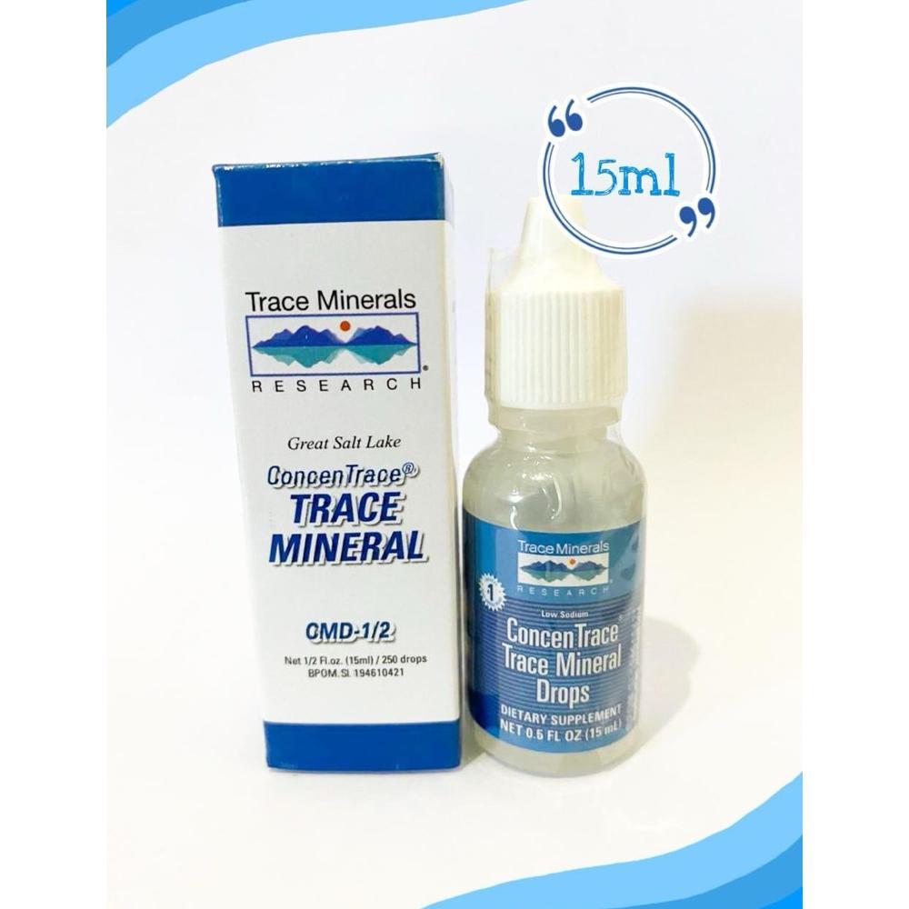 Daily Use Trace Mineral Cmd ( Concetrace Mineral Drops)  Cmd 15Ml/250Drop