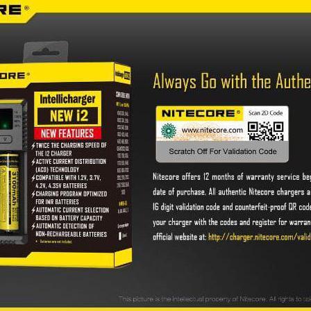 Charger Nitecore I2 Original