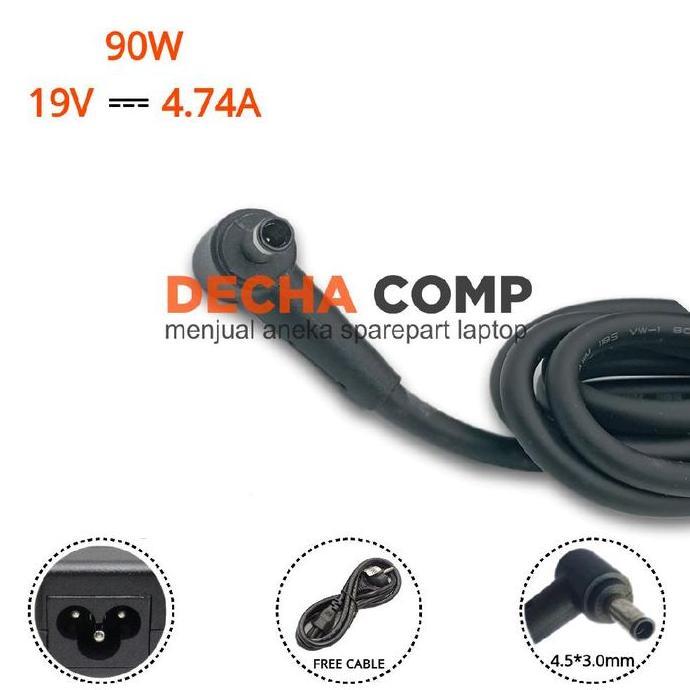 Adaptor Charger Asus Vivobook 14X K3405Vc K3405Vf K3405 K3405V K3405Va 19V 4.74A 90W