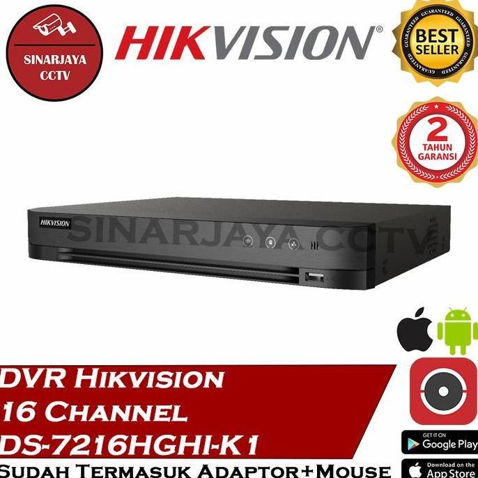 REGAZY667 - DVR 16CHANEL HIKVISION TURBO HD 1080P