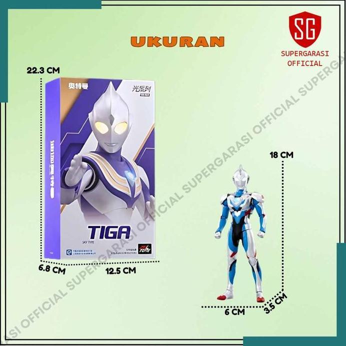 Ultraman Gaia Orb Zero Zeta Tiga Zd Toys Action Figure Mainan Pajangan Ada Stand Base