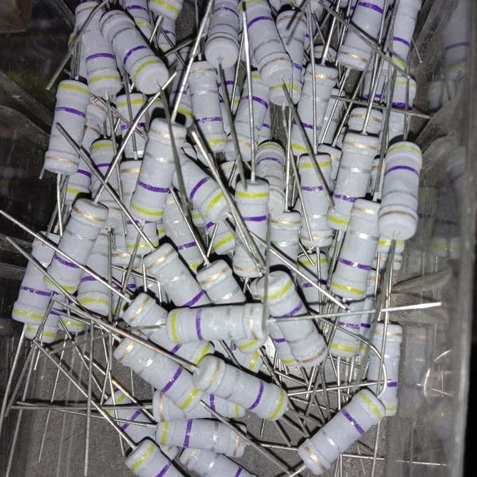RESISTOR 0.47 OHM 0R47 0.47OHM 2WATT 2 WATT TOLERANSI 5% PCMED