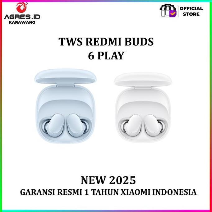 [JS] XIAOMI TWS REDMI BUDS 6 PLAY Garansi Ressmi xiaomi indonesia 1 Tahun