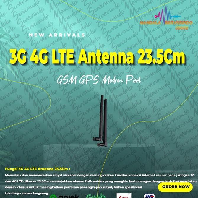 3G 4G LTE Antenna 23.5Cm SMA Male GSM GPS Modem Pool