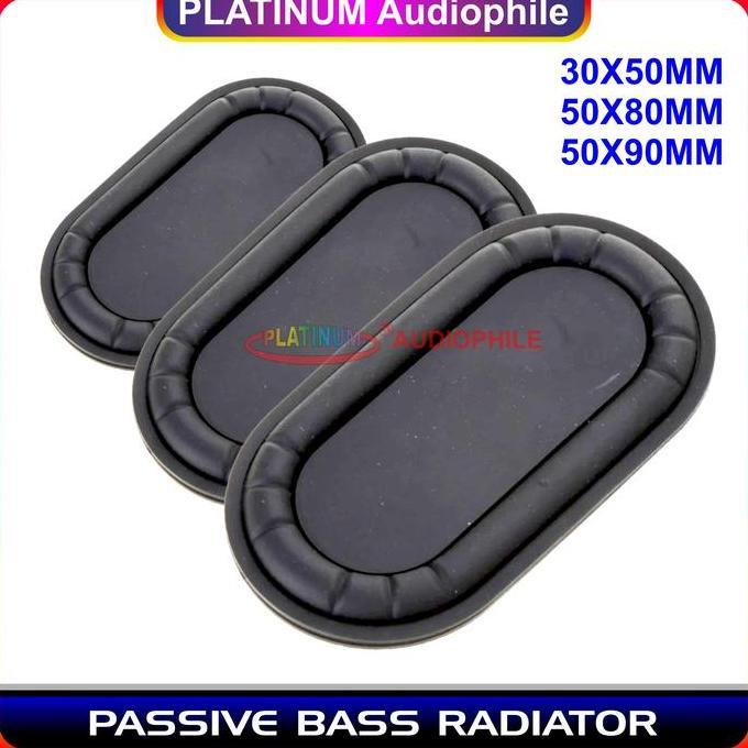 Passive Bass Radiator Pbr Pasif Oval Membran Subwoofer