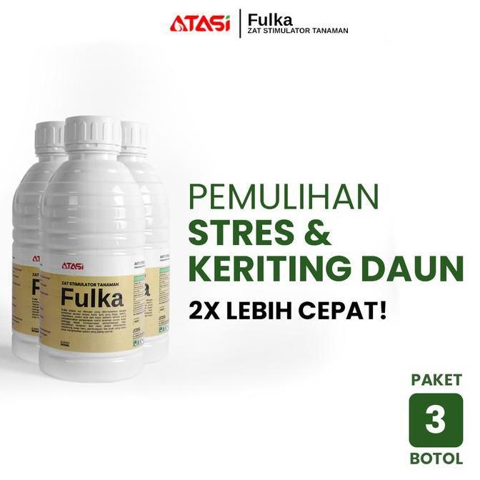 FULKA ZAT STIMULATOR TANAMAN PUPUK PENYERAP NUTRISI PREMIUM 1010ML X 3