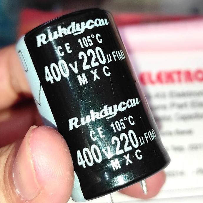220UF 400V 220UF400V 220 UF 400 V RUBYCON ELCO CAPACITOR 220 UF 400 V PCMED