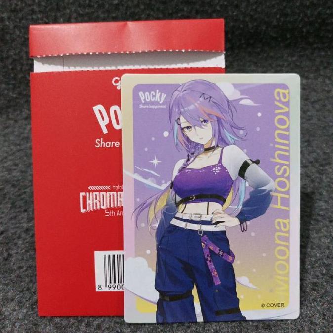 Kartu pocky hololive moona hoshinova