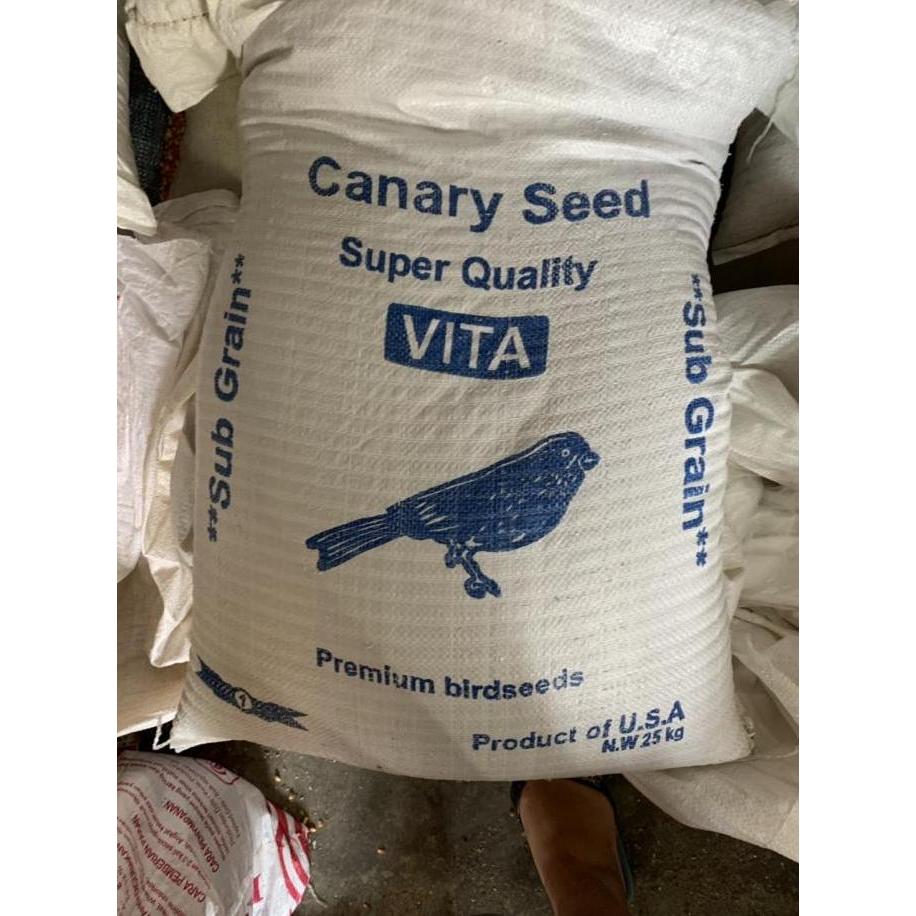(KARGO) CANARY SEED BIJI KENARI 1KARUNG 25 KG