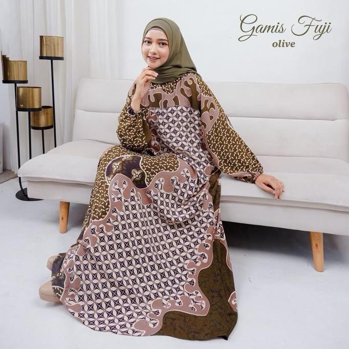 Gamis Jumbo Wanita Big Size | Dress Muslimah Longgar Elegan Fashion Terbar