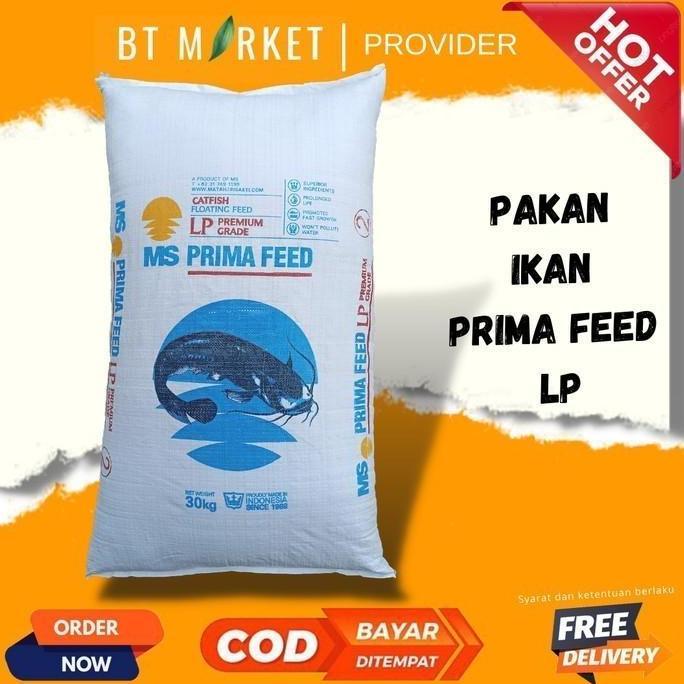 Pelet Ikan Pakan Ikan PRIMA FEED LP (10 kg) nila, mas, patin, bandeng,