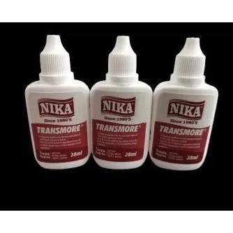 NIKA TRANSMORE STABILIZER 28ML ORIGINAL / OBAT PENENANG PINGSAN OPERASI IKAN ARWANA