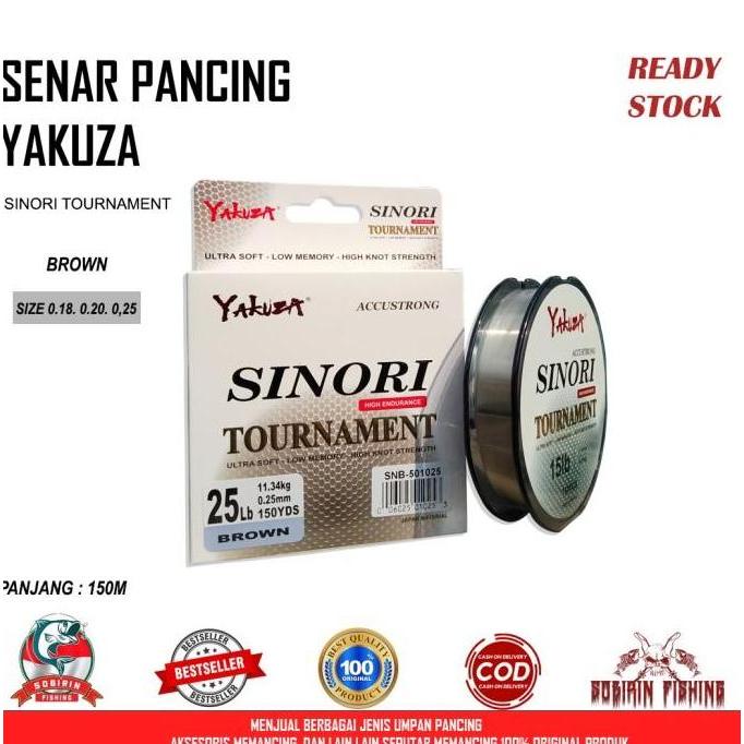 SENAR PANCING YAKUZA SINORI & SENSOR TURNAMENT MONOFILAMENT