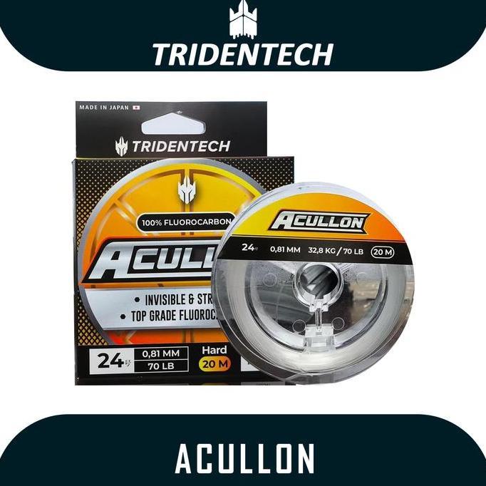 SENAR PANCING MERK TRIDENTECH ACULLON 100% FLUORO CARBON LEADER