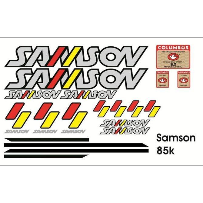 DECAL STICKER STIKER FRAME FIXIE SAMSON TOMMASINI ANCHOR BRIDGESTONE