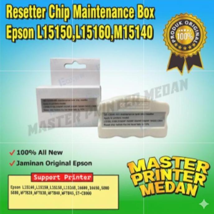 NEW Resetter Chip Maintenance Box Epson L15150 L15160 M15140