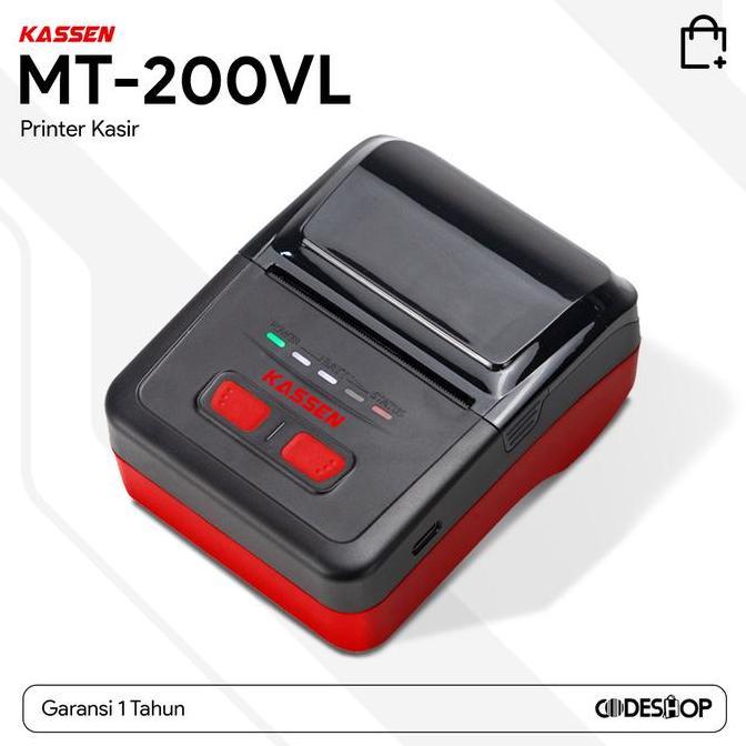 KASSEN MT200VL- BLUETOOTH PRINTER THERMAL 58MM KASSEN MT-200VL