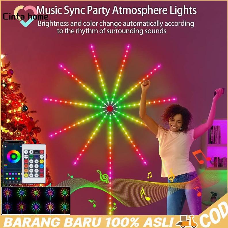 Lampu Strip Led Kembang Api Led Strip Warna-Warni Bentuk Kembang Api Dengan Untuk Dekorasi Lampu Sta