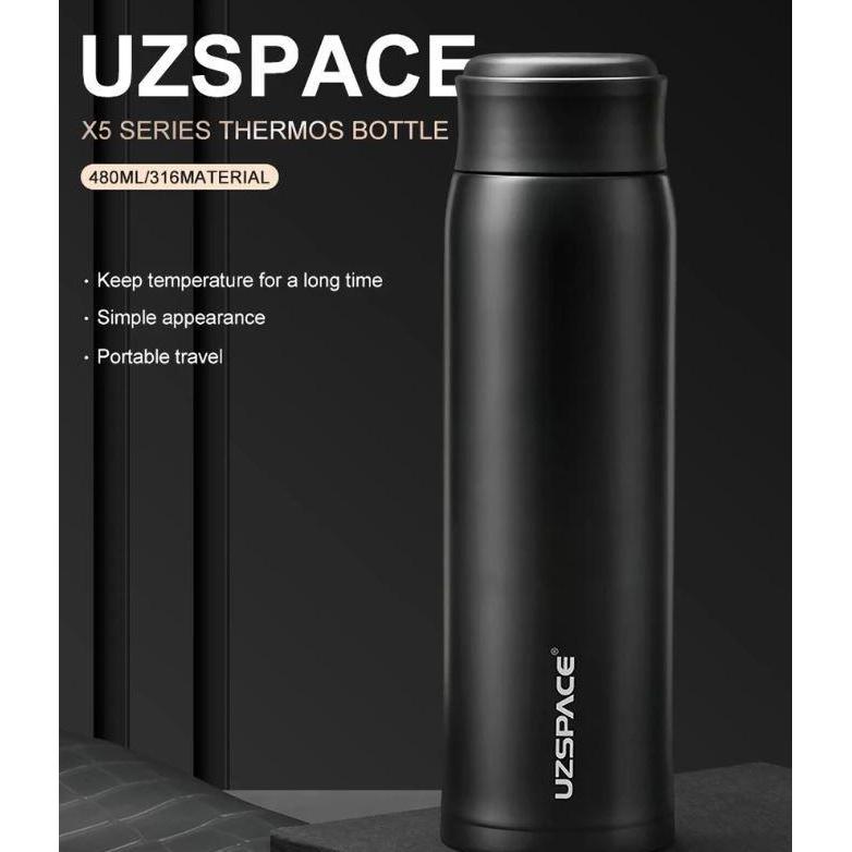 UZSPACE Botol Tumbler Thermos Air Panas Botol Minum Stainless Steel