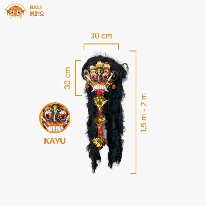 @@@@] Rangda Agung Menengah - Topeng Rangda - Rangda 1,5 Meter - mainan anak rangda dewasa
