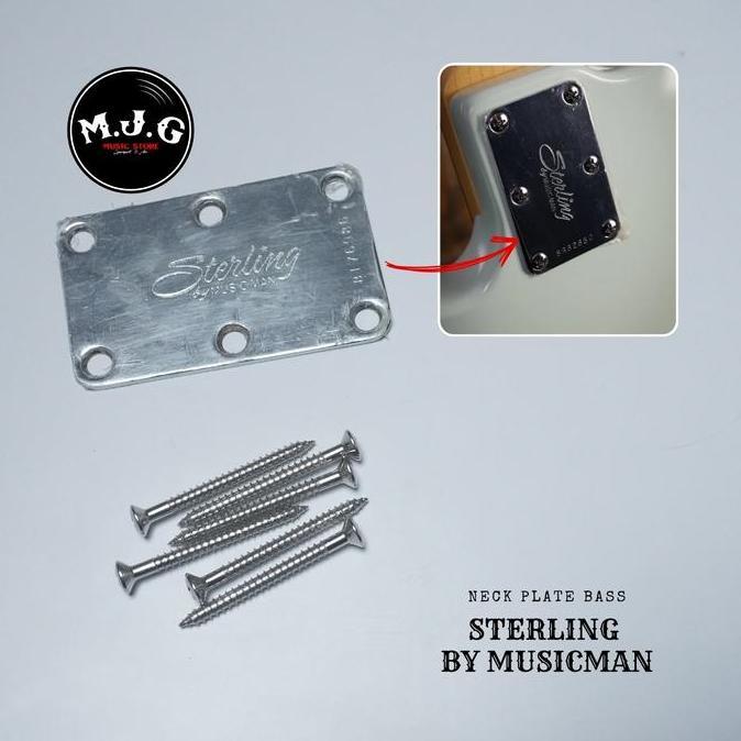 Neck Plate Sterling Musicman Bass Original No Fender Ibanez Cort Sdgr