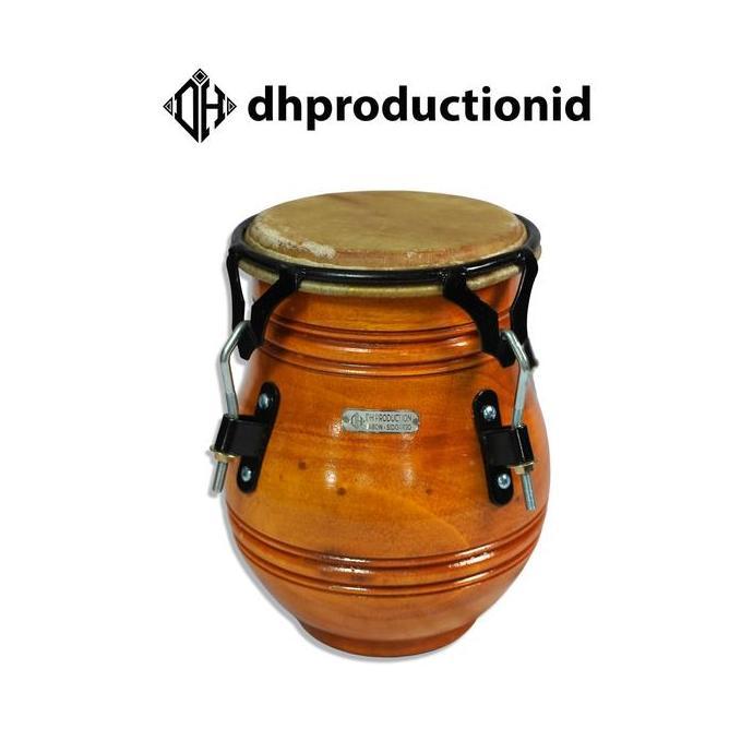 TABLA / KETIPUNG HADROH KAYU MAHONI KULIT SAPI