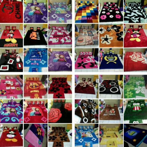 KARPET KARAKTER (SURPET) TANPA BANTAL UKURAN 150X200