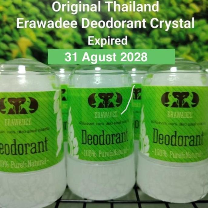 Erawadee Crystal Deodorant Thailand Oroginal dan Coconut Diskon
