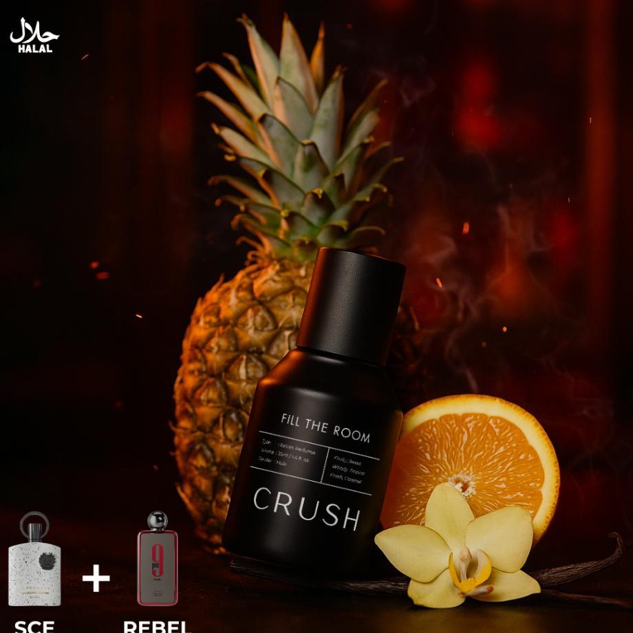Ftr Crush Extrait De Parfum 100Ml - 35Ml - Parfum Pria Wangi Tahan Lama - Long Lasting - Extrait Par