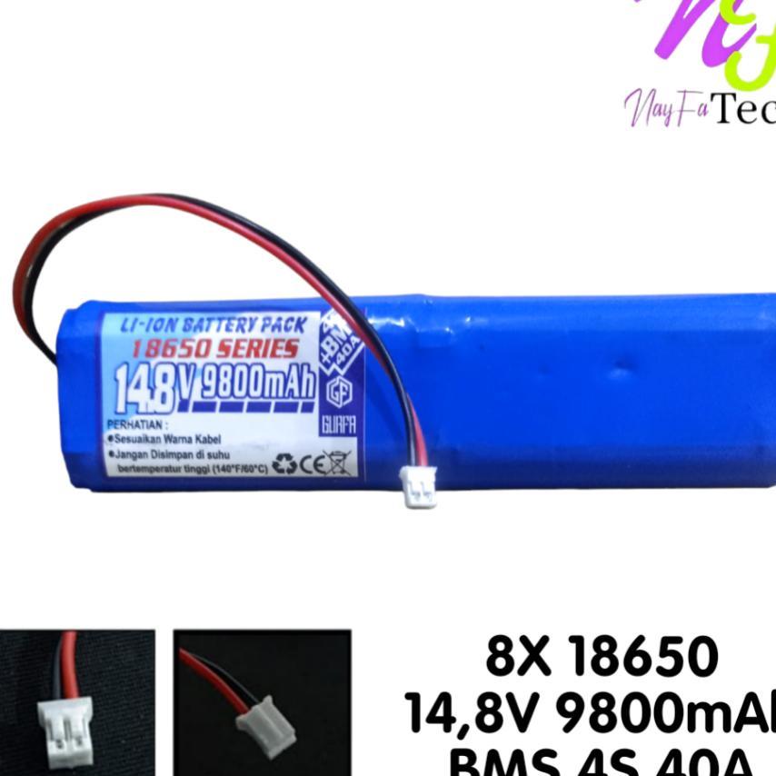 Baterai Speker / Baterai Cctv Panel Surya / Baterai Lampu Panel Surya /18650 9800Mah 14,8V
