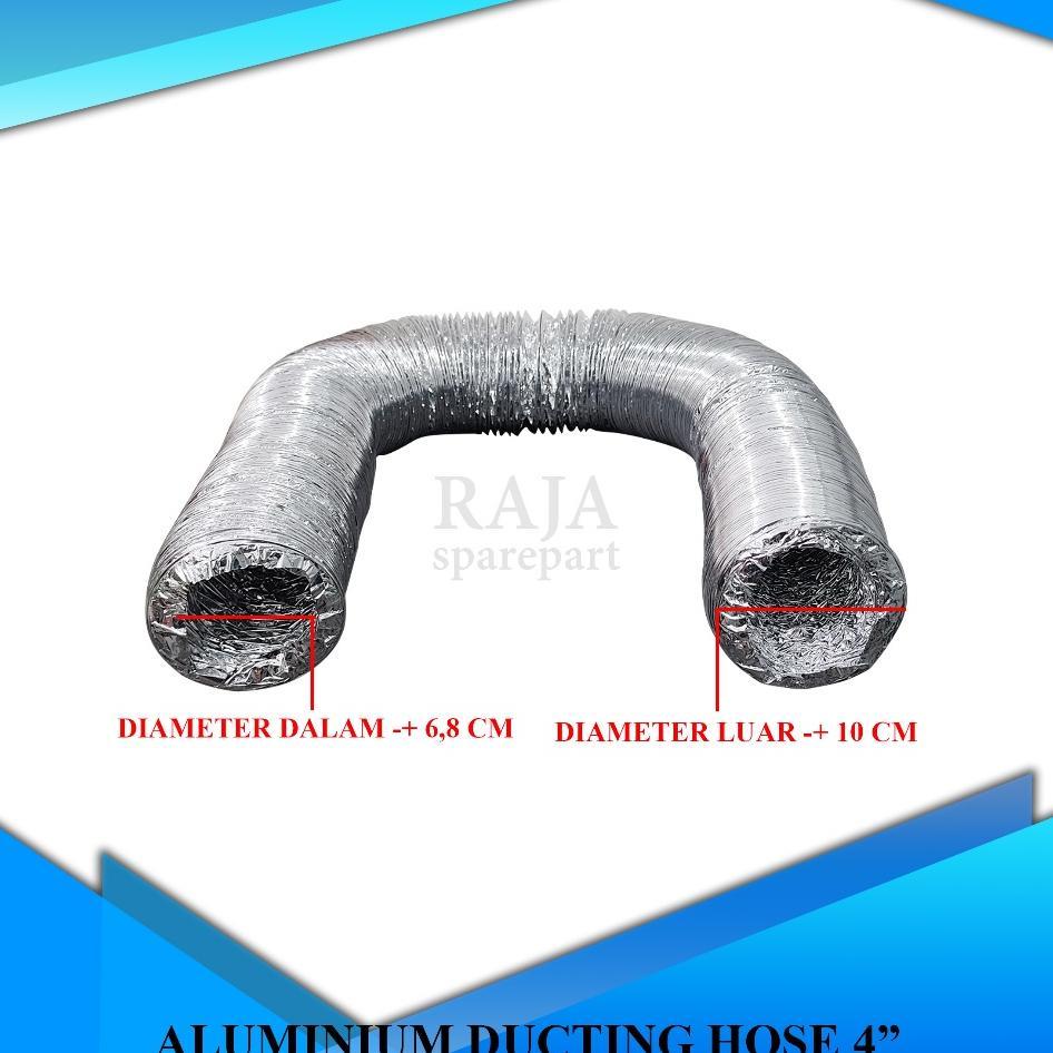 Aluminium Ducting Hose 4" Adh4 / Pipa Exhaust Ducting Hood