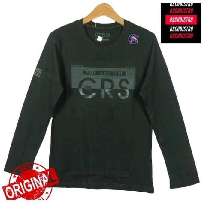 Cadeho - Kaos Crs 91 Lengan Panjang Pria Original Brand Terbaru | Tersedia Ukuran Bigsize Ukuran M S