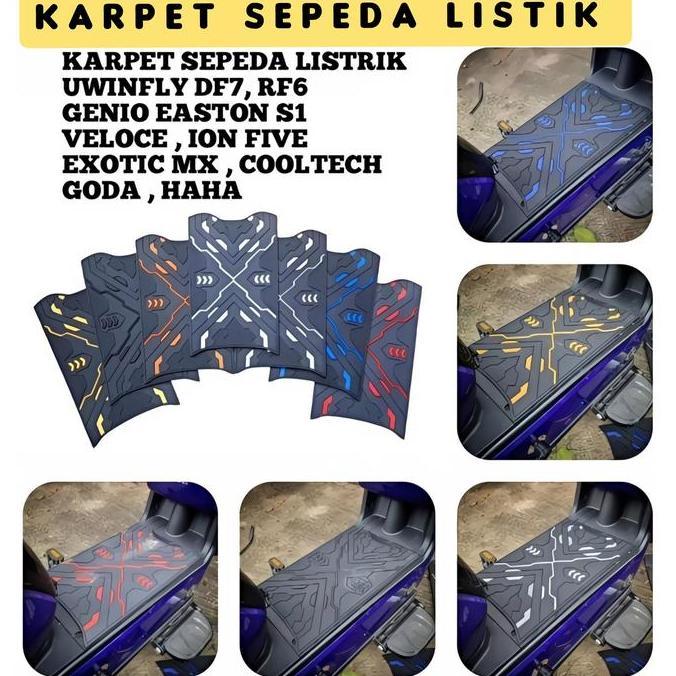 KARPET SEPEDA LISTRIK UWINFLY EXOTIC GODA HAHA PREMIUM