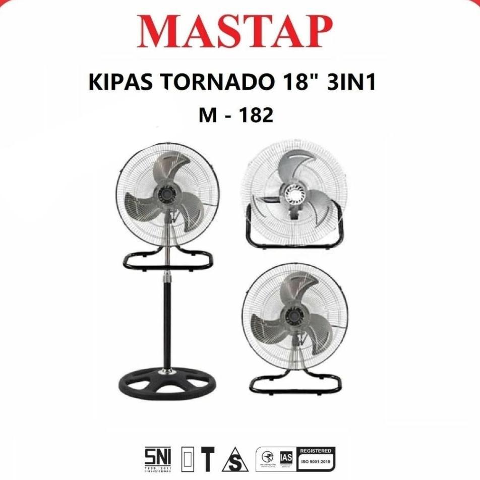 Yamakawa Kipas Angin Tornado 3 In 1 Dengan Desain Multifungsi Ukuran 18 Inch