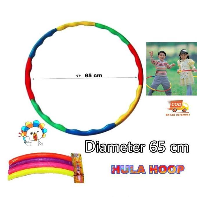 Hula Hoop Dua pilihan Besar dan kecil/hullahop/hulla hoop Outdoor