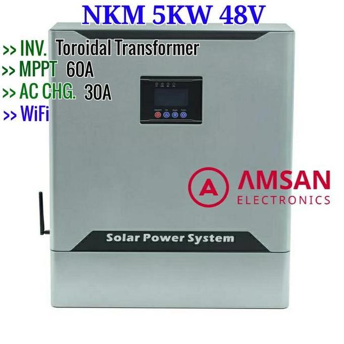 5Kw Hybrid Inverter Psw 5000W Mppt 60A Lf Low Frequency Trafo Toroid