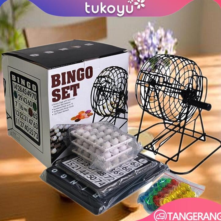 Mainan lotere Bingo/Permainan Bingo Set/Bingo Lottery Party Game Set