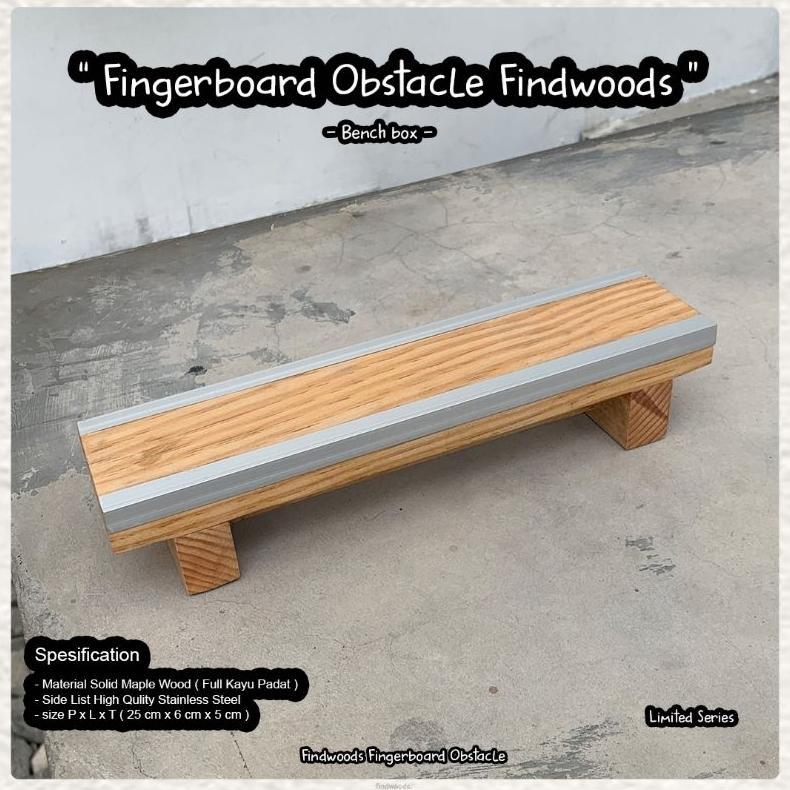Fingerboard Bench Obstacle Findwoods Maple Solid