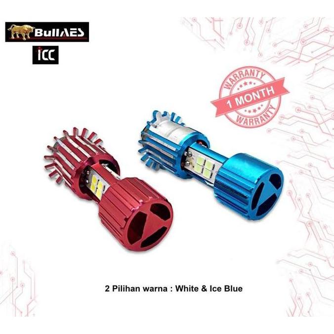 Onerace- Bohlam Led H6 3 Side Posisi Led Bohlam Led H6 Motor Flower Motorcycle