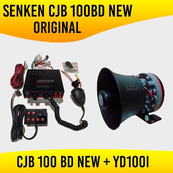 Sirine Patwal Senken Cjb100Bd + Speaker Senken Yd100I Motor Mobil Original Dan Terpercaya