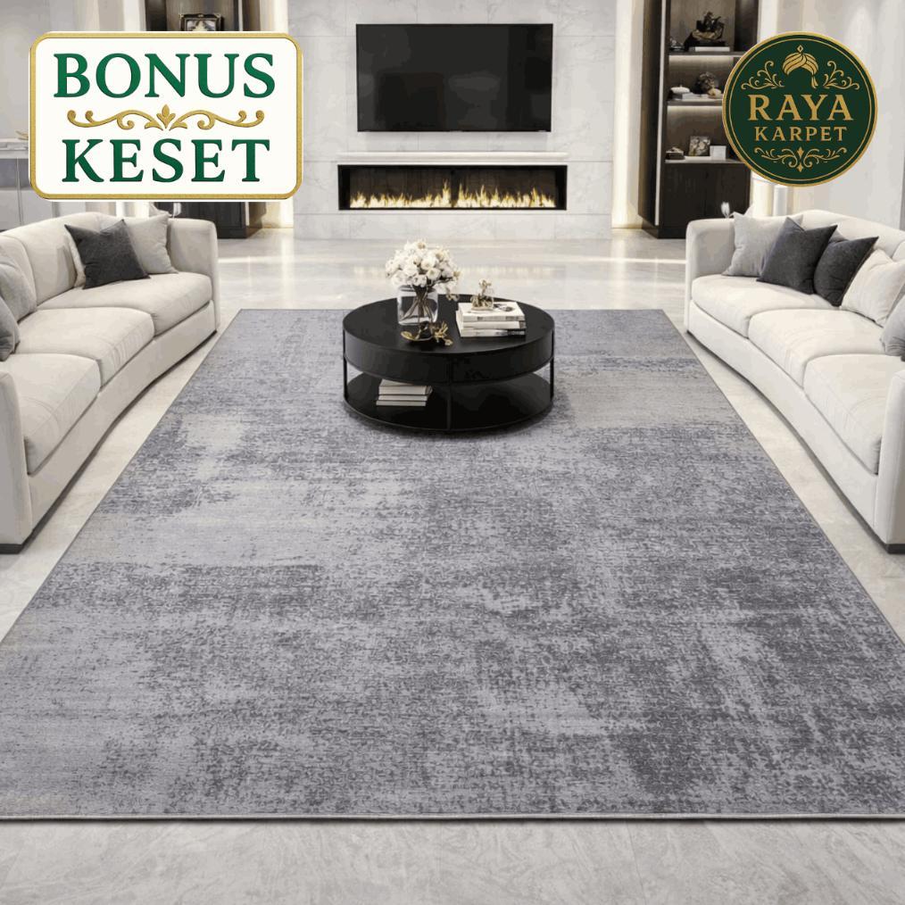 Karpet Ruang Tamu | Karpet Aesthetic 200x300 180x250 120x200 Tebal Premium Raya Karpet