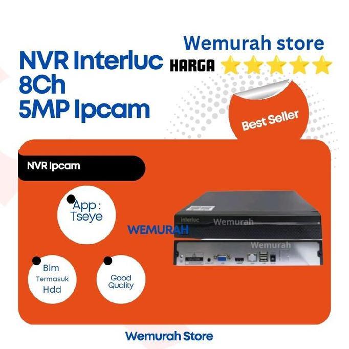 Camc- Nvr  Neo 8 Channel Interluc 5Mp  - Nvr 8Ch Ip Cam - Nvr 8Port