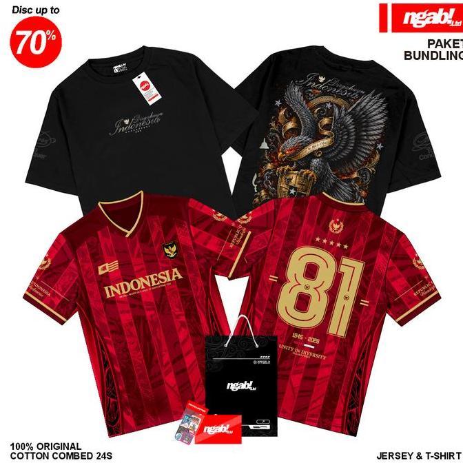 Smith- (Gratis Sticker,Paper Bag) Buy 1 Get 2 Ngab Kaos Distro Spesial Hut Ri Jersey Kemerdekaan Ind