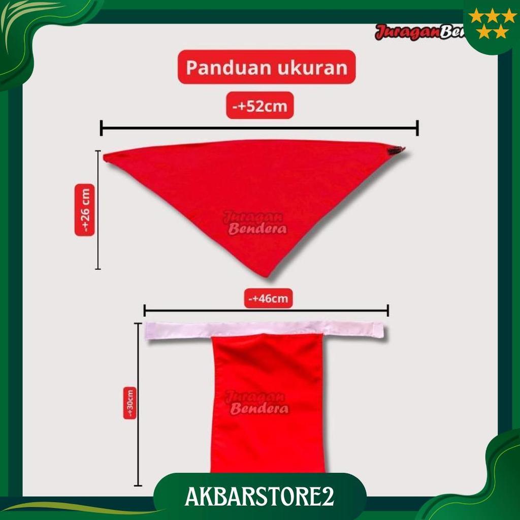 Scarf Paskibra / Hasduk Upacara / Slayer Paskibra / Syal Upacara Terlaris