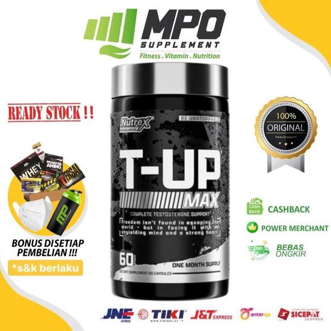 Nutrex T Up (120caps) Testo Booster Natural Testoterone Booster
